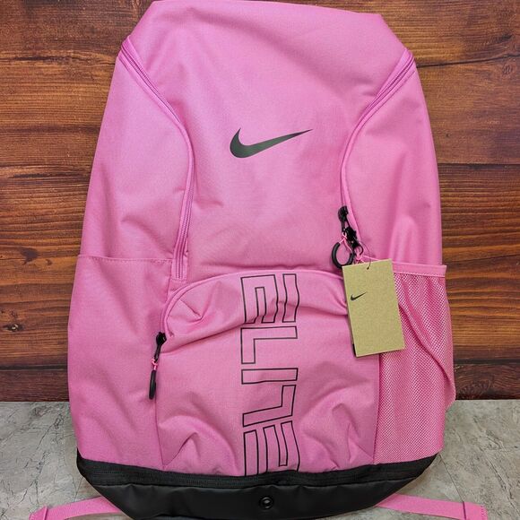 Nike Hoops Varsity Elite Playful Pink Black 32L Basketball Backpack HM9965-675 - Picture 2 of 12